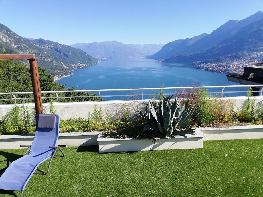 Attico With Big Terrace In Residence With Pool Valbrona Exterior photo