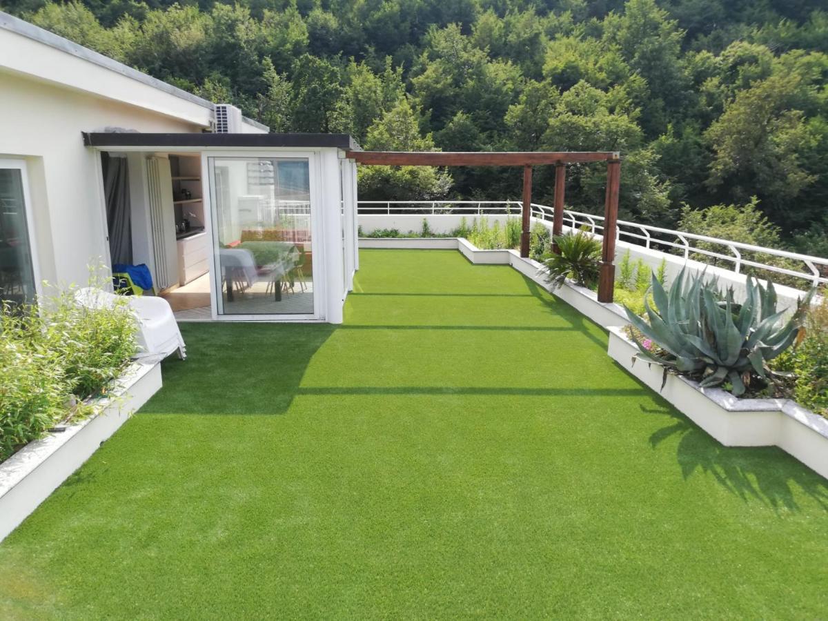 Attico With Big Terrace In Residence With Pool Valbrona Exterior photo